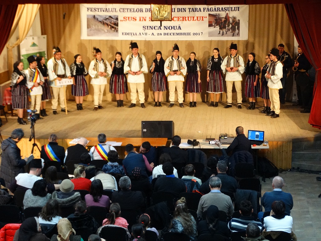 Ceata de Feciori din Rucar, Festivalul Cetelor de Feciori din Tara Fagarasului - Sus in slava cerului, Sinca Noua, 2017